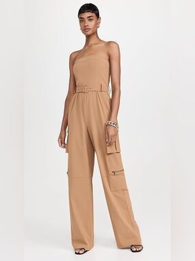 NWOT Alice + Olivia Sachiko Strapless
Cargo Jumpsuit